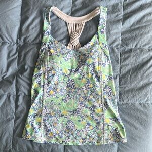 Lilly Pulitzer Luxletic Floral Tennis Top size XS